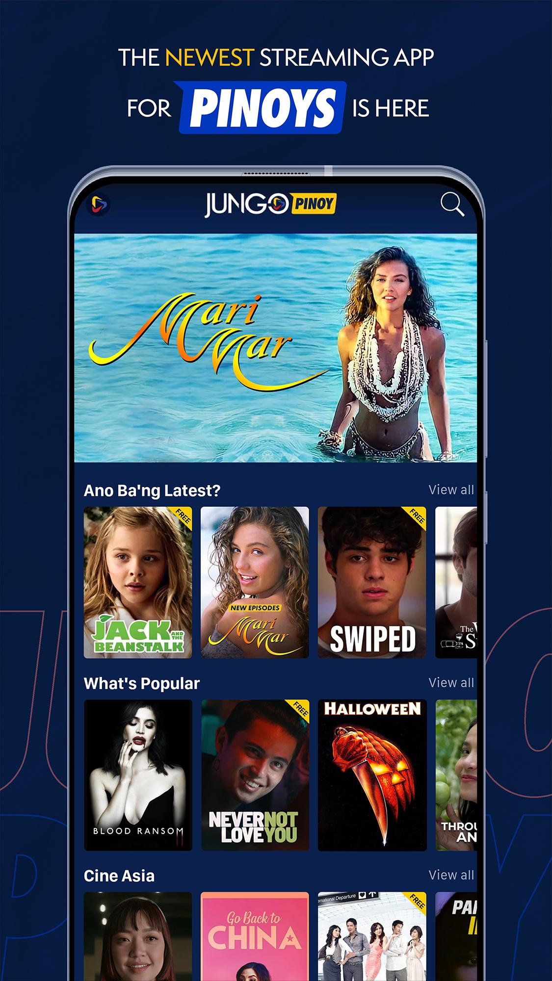 Download Jungo Pinoy: Watch Movies & TV android on PC