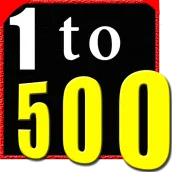 1 to 500 number counting game