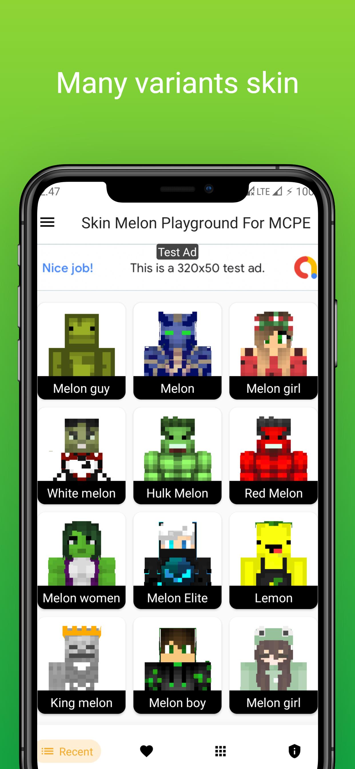 Skin Melon Playground For MCPE for Android - Free App Download