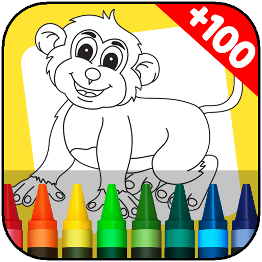 100+ Animal Coloring Book - Learn Fun