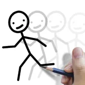 Download Stickman: draw animation maker android on PC