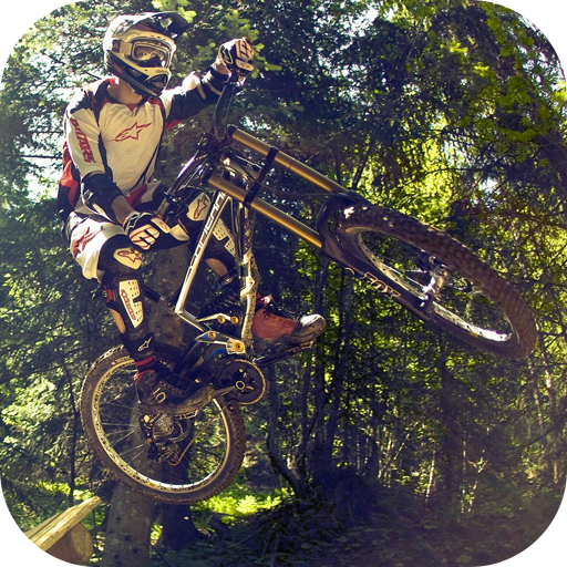 Mountain Bike Rider Freestyle