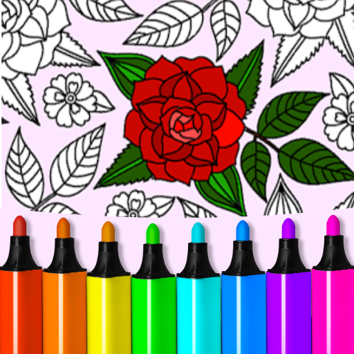 Colorir adultos: Flores