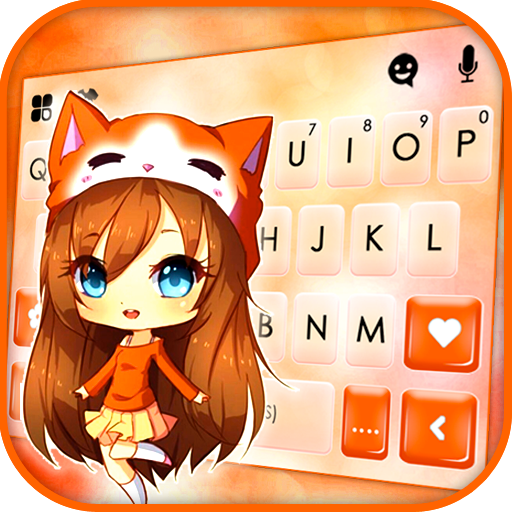 Fox Girl Keyboard Theme