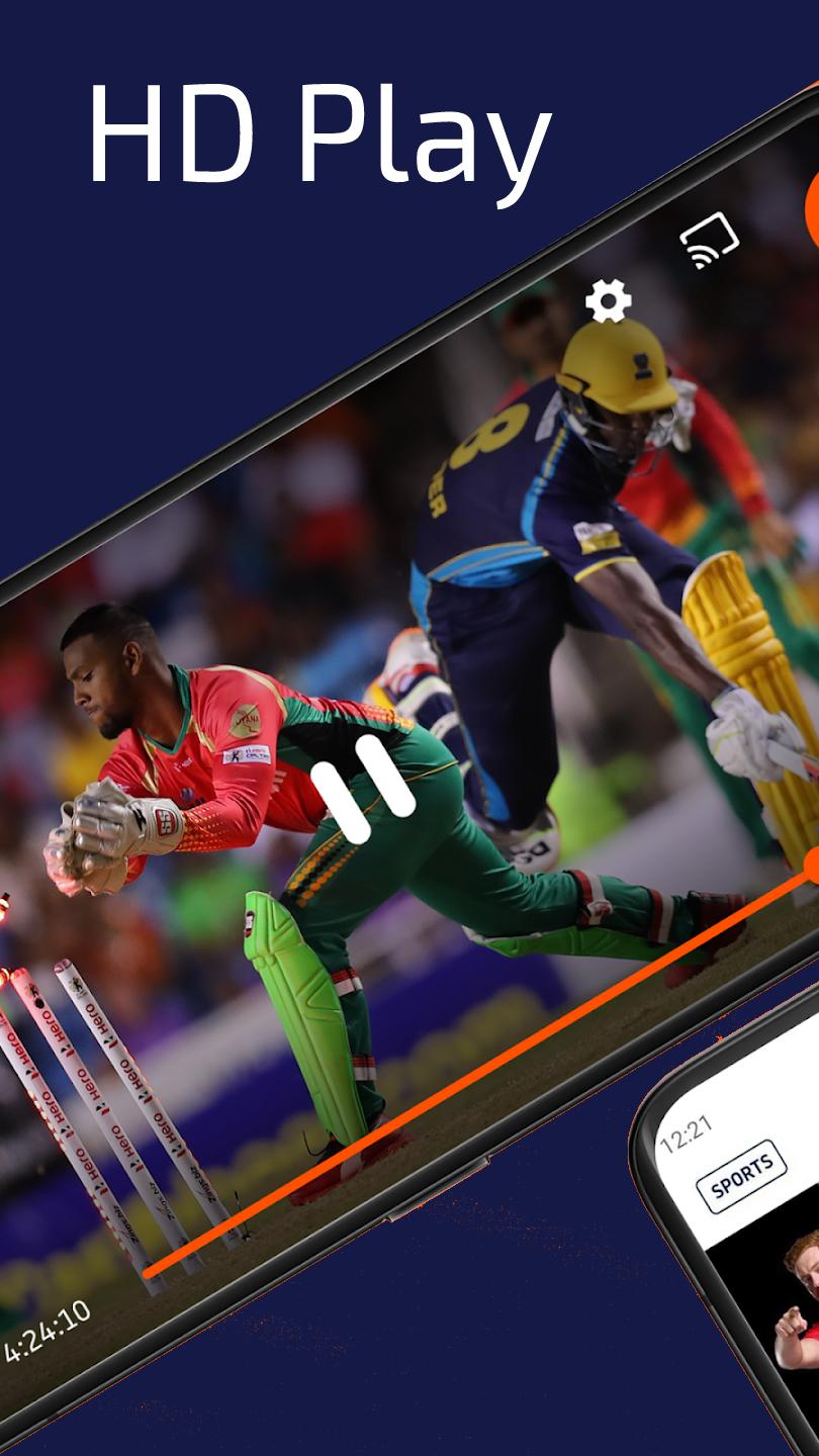 Скачать CRICHD : Cricket Live Streams на ПК | Официальный представитель  GameLoop