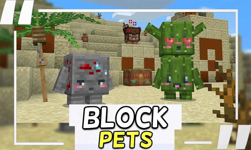 Download Block Pets Mod Minecraft PE android on PC