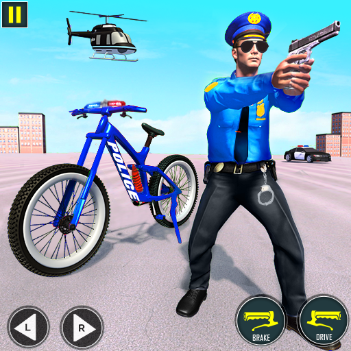 अमेरिकी पुलिस बीएमएक्स साइकिल