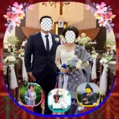 Baju Adat Batak Couple Frame