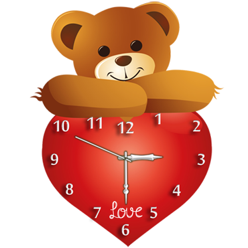 Love clock live wallpaper