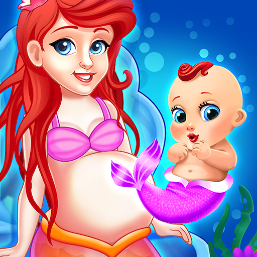 Mermaid Mom & Baby Care Games