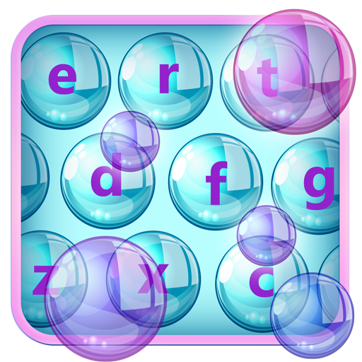 Animated Keyboard Soap Bubbles