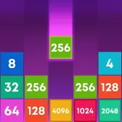 ドロップ番号:ナンバーパズル2048