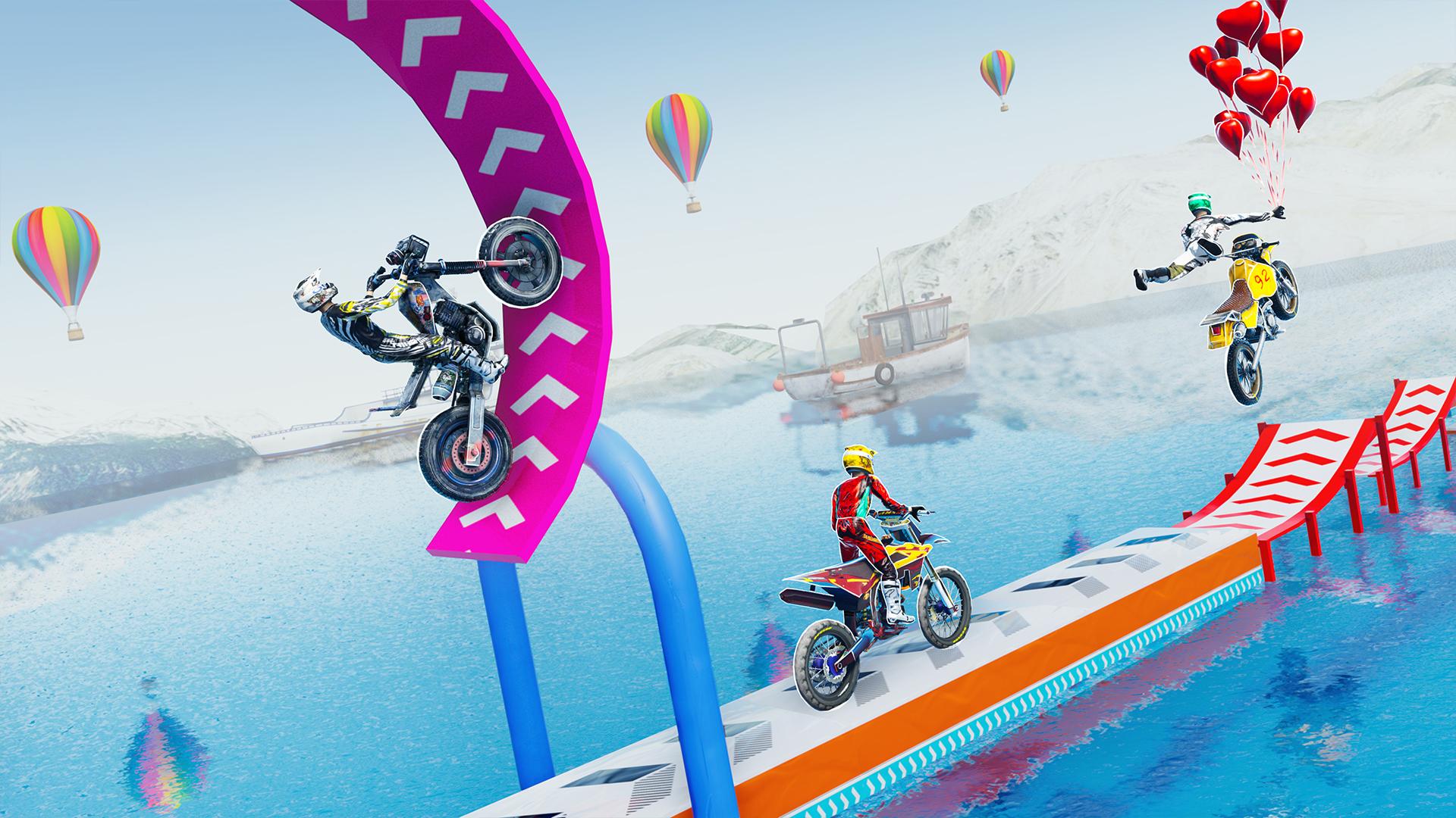 Download 3D Bike Fever:Stunt Bike Games android on PC