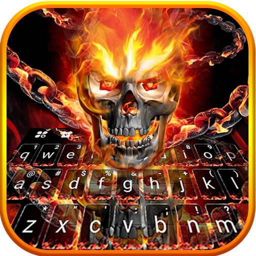 тема Fire Skull