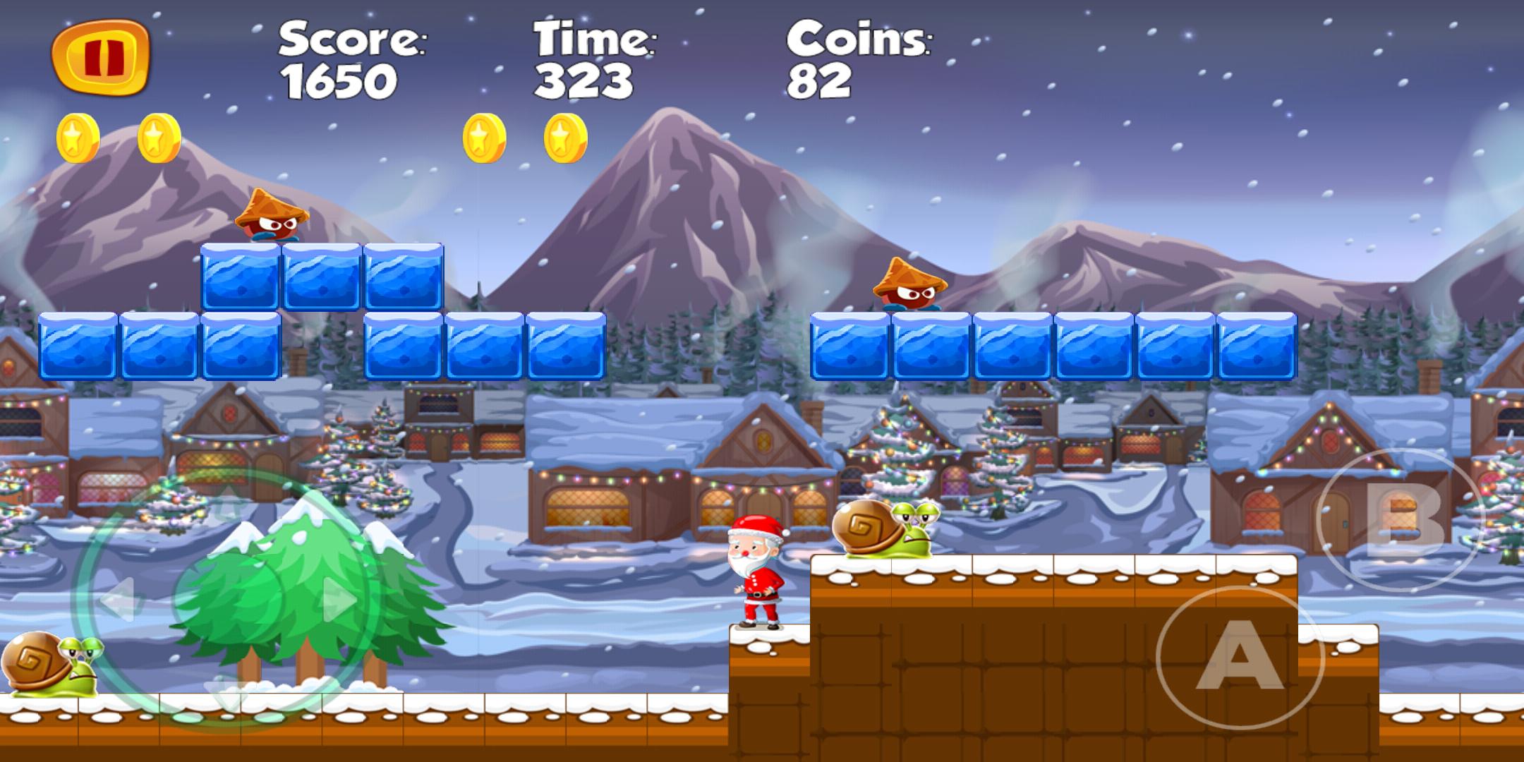 Скачать Santa Claus run - Christmas Sa на ПК | Официальный представитель  GameLoop