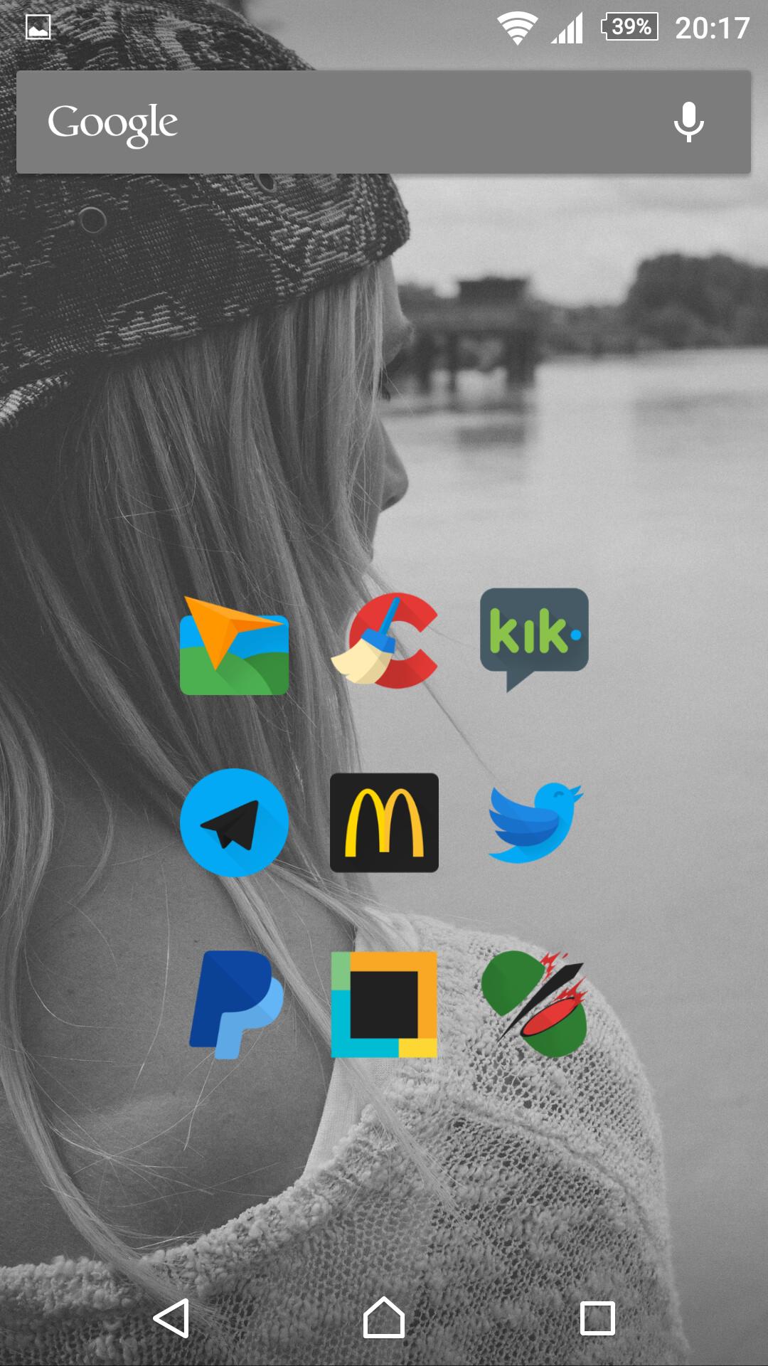 Glim Dark Icon Pack features overview screenshot