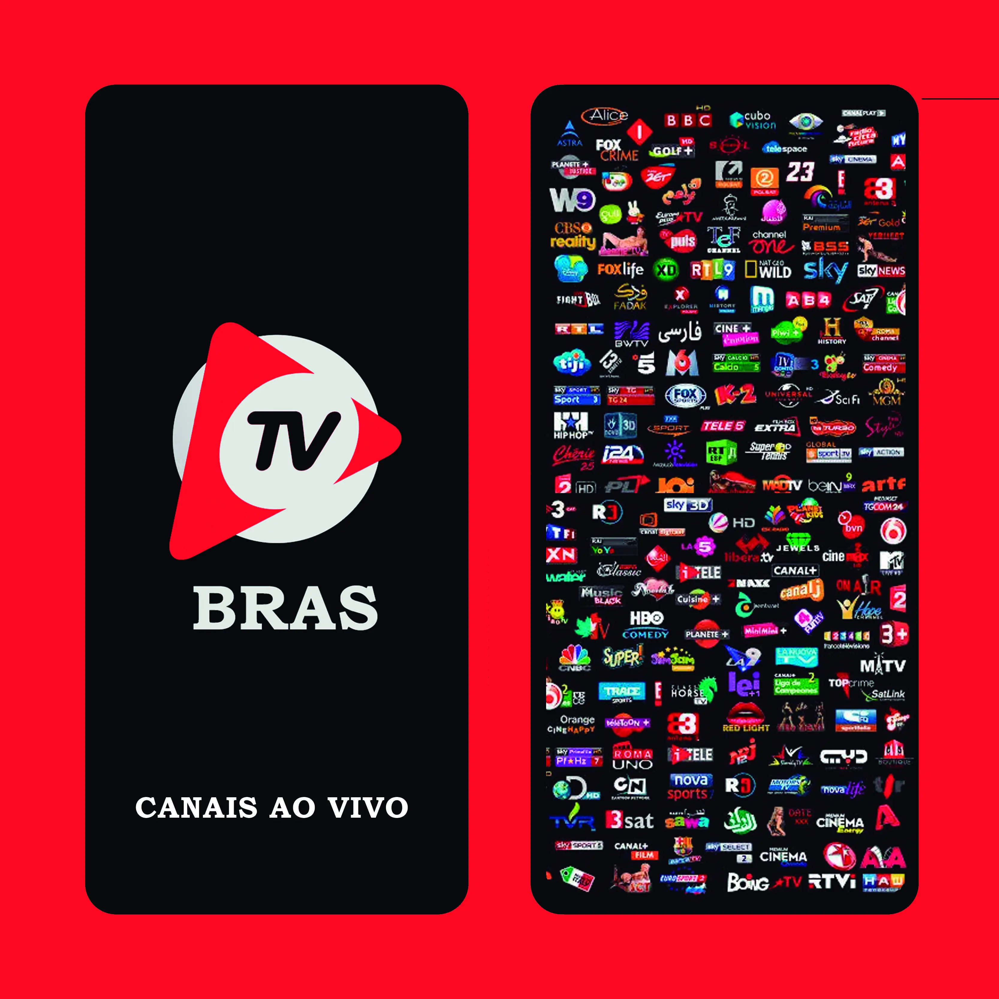 Download BRAS TV ao vivo canais ao vivo android on PC