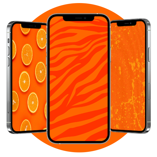 Papel de parede laranja