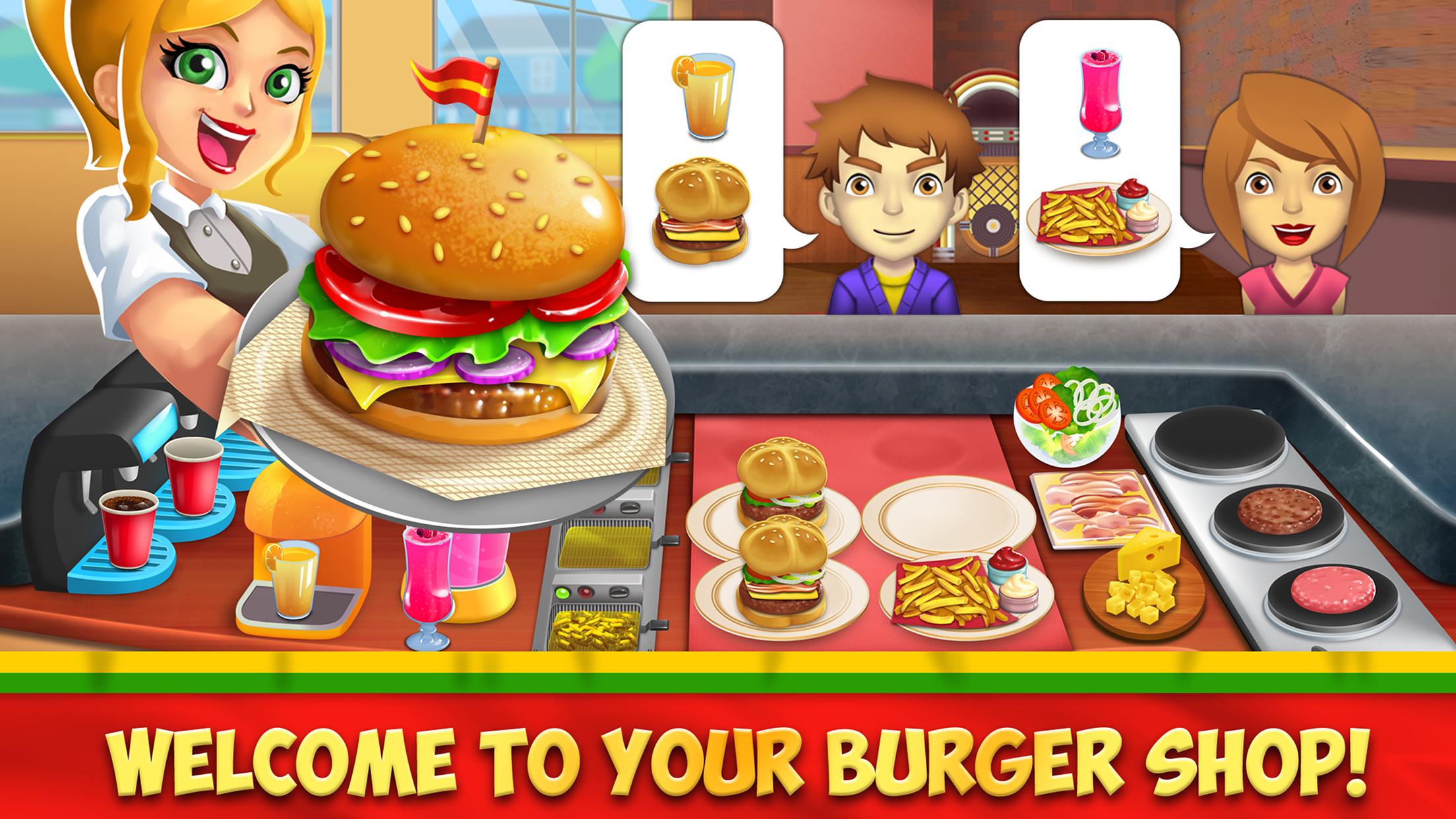 Download My Burger Shop 2: Food Game android on PC