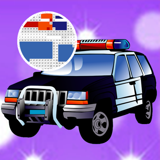 Cars Color by Number Pixel Art