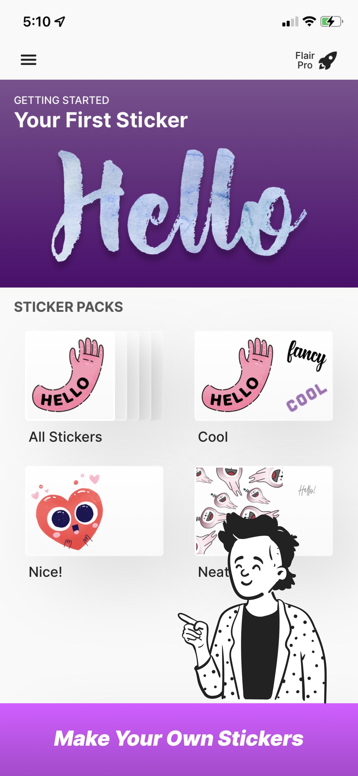 Download Flair: Sticker Design Maker android on PC