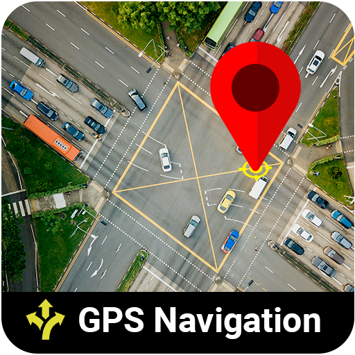 GPS 定位衛星視圖：地球地圖-方向