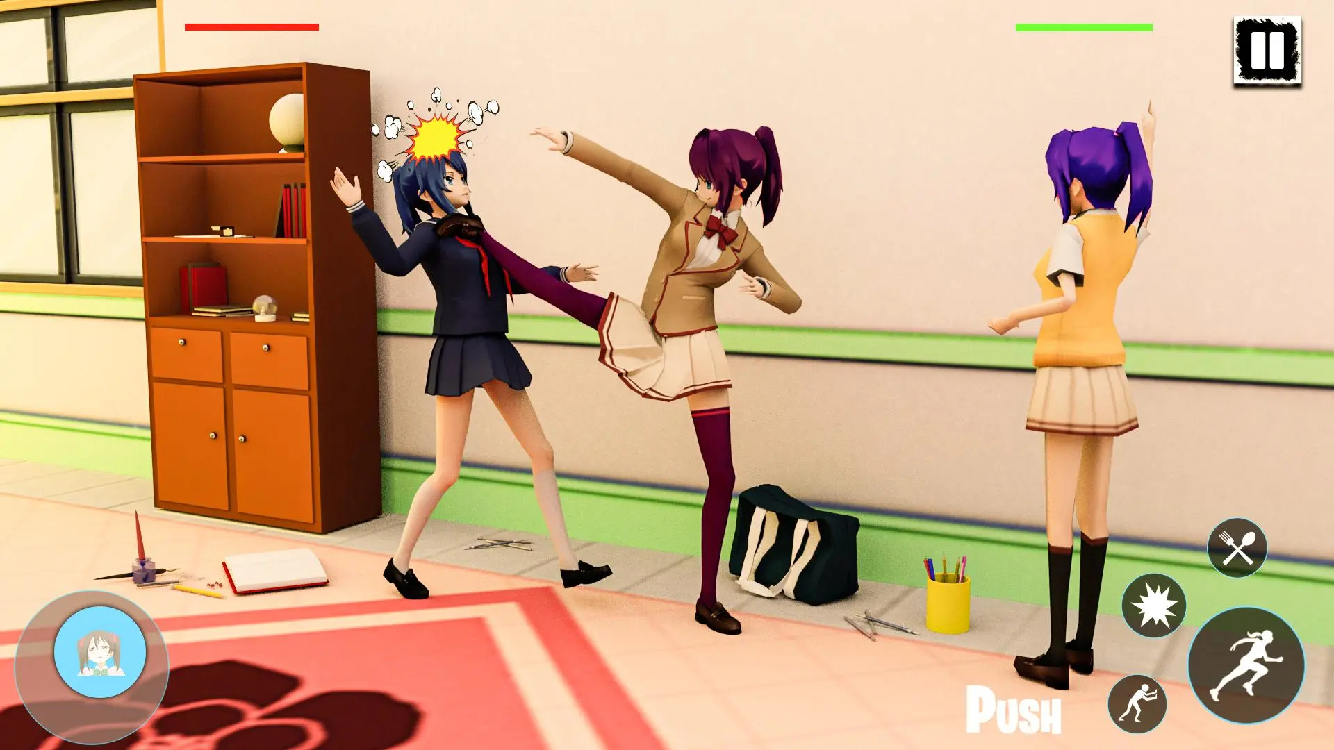 Download Anime School Girl Dating Games android on PC