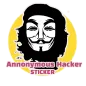 WA Stickers Anonymous Hacker f