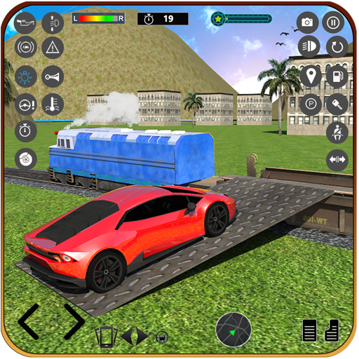 Cargo Transport Train Car Game