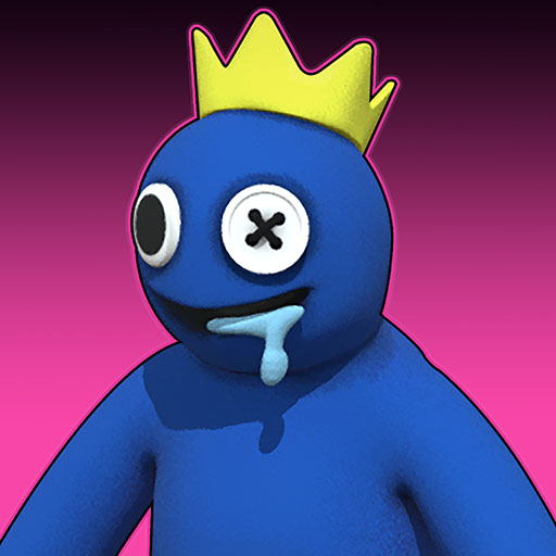 Play FNF vs Blue from Rainbow Friends, a game of Horror