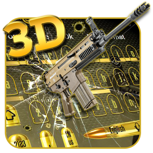 Revolver Bullet 3D Klavye