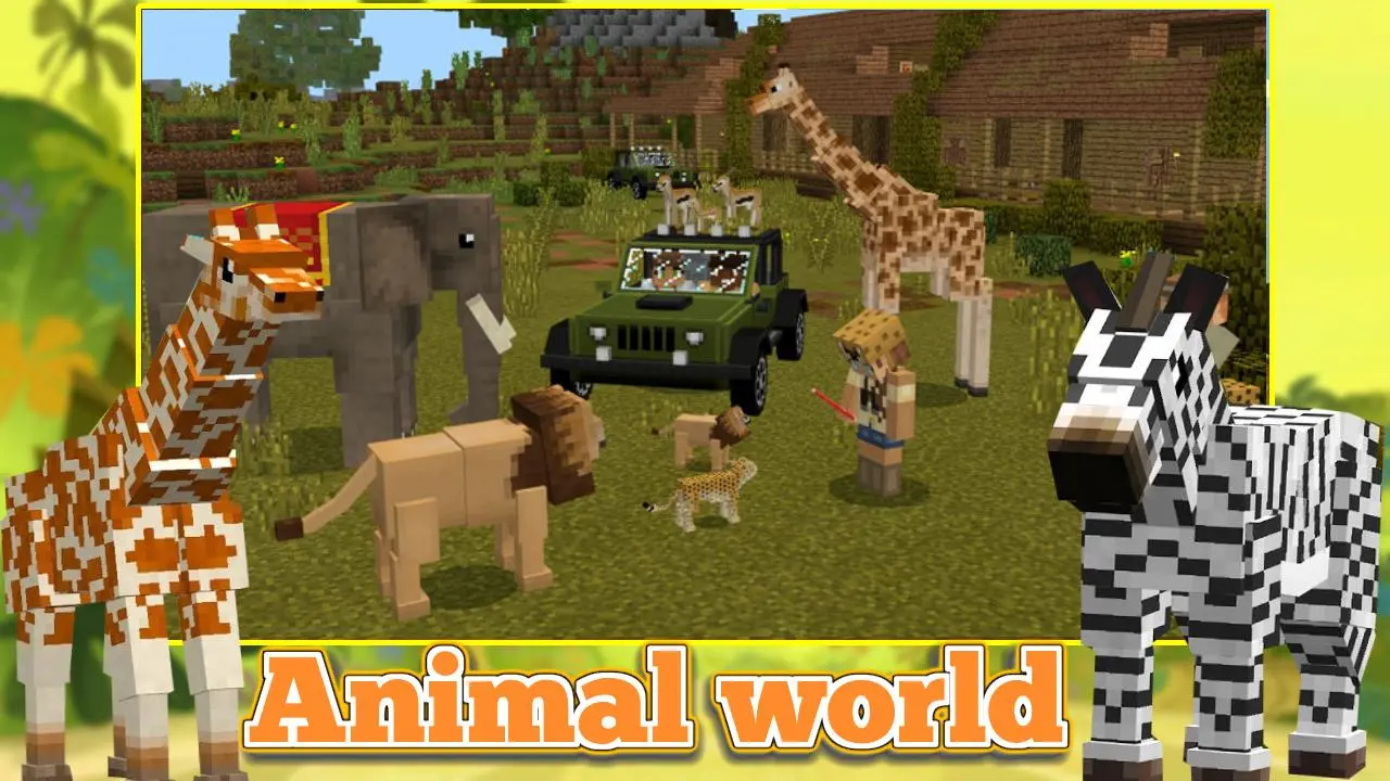 Download Animal world mod android on PC