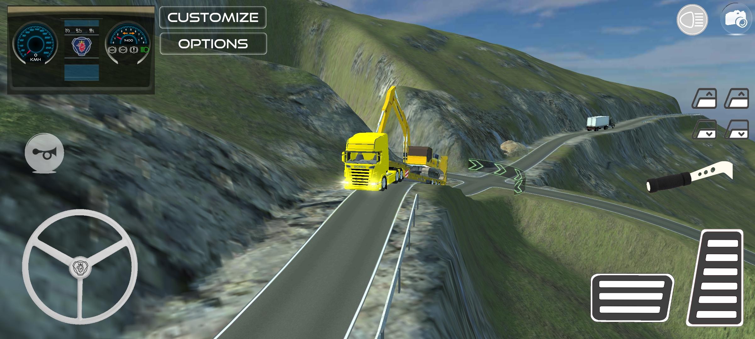 Download Dangerous Roads Trucker android on PC