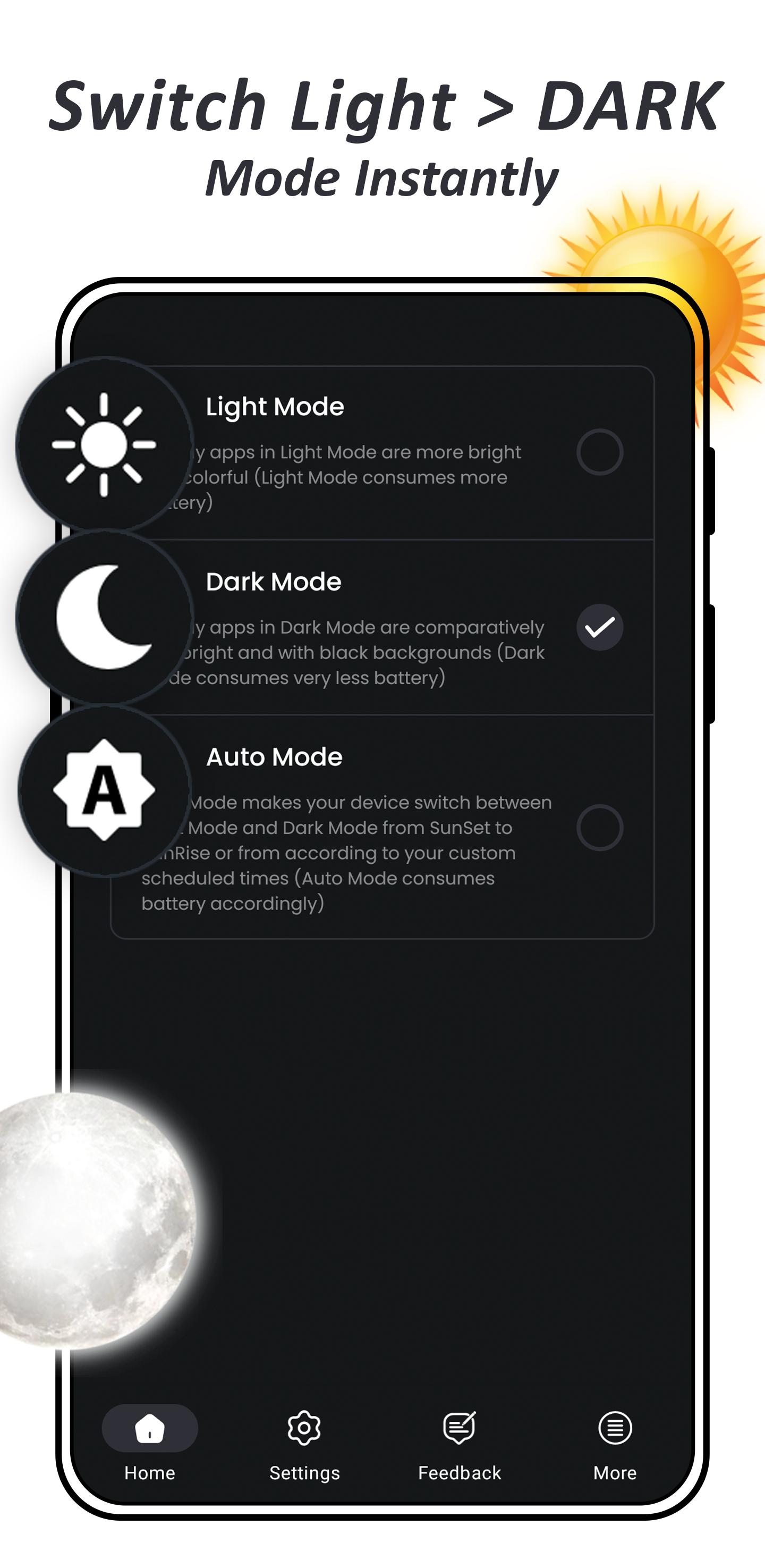 Download Dark Mode Night Mode android on PC