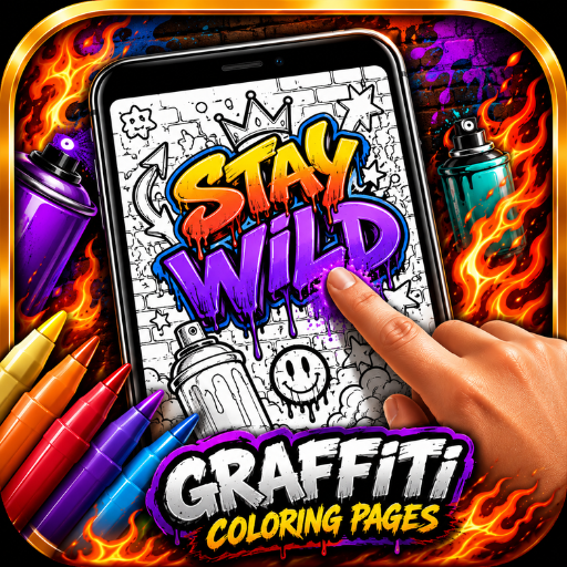 Graffiti Coloring Pages