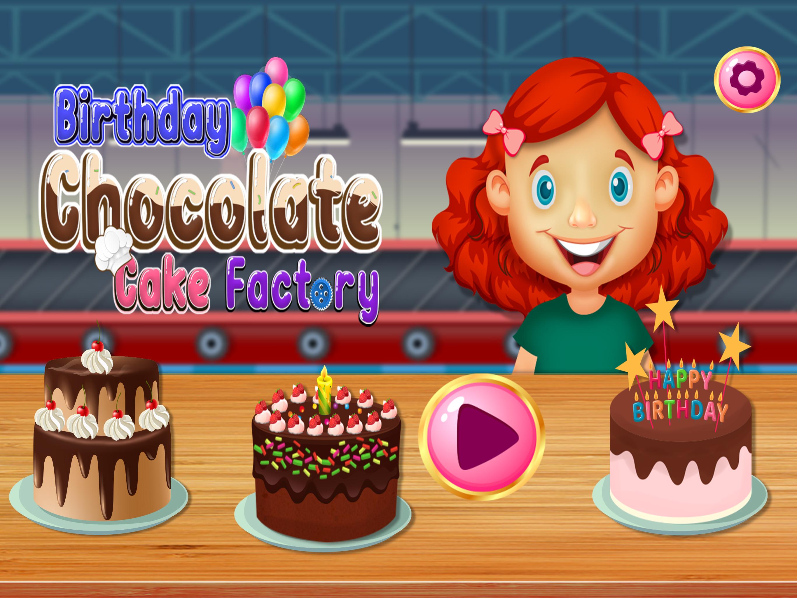 Download Chocolate Cake Factory Game android on PC