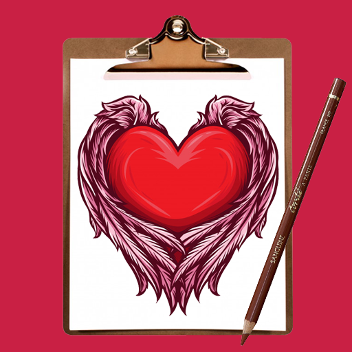 Como desenhar coração fácil