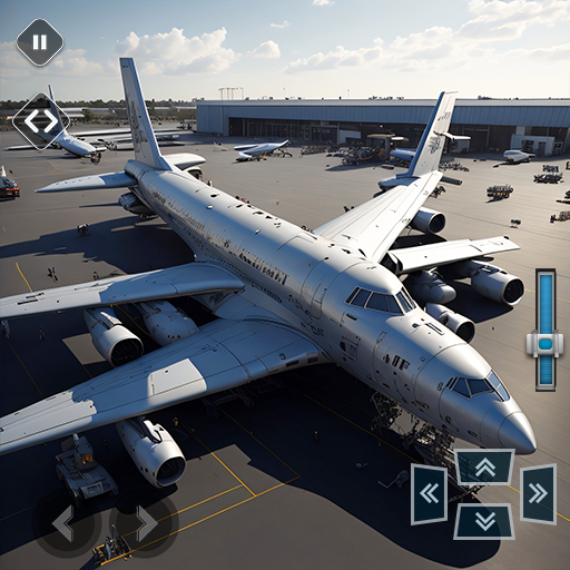 Simulador de vôo de avião real
