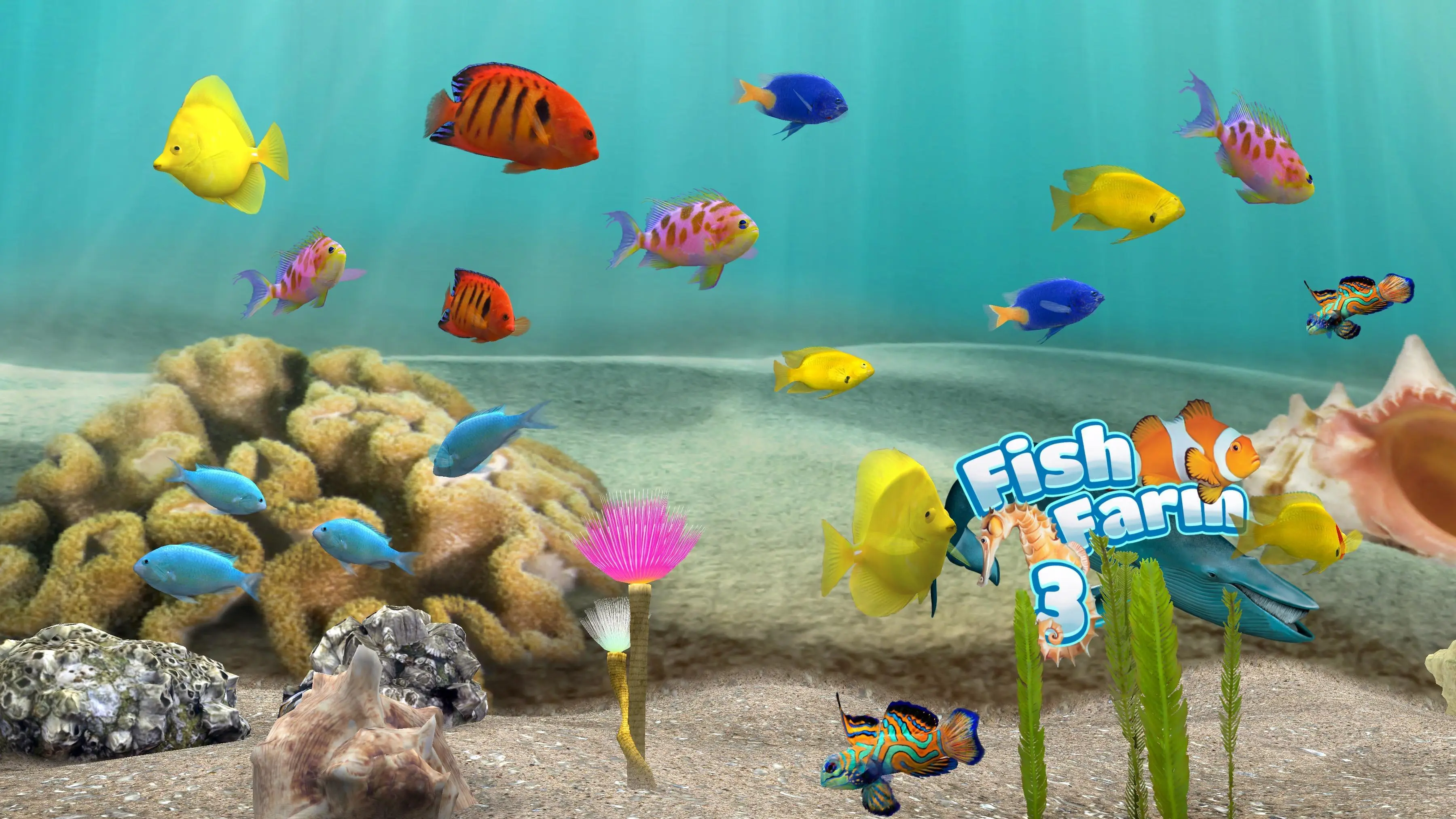 Download Fish Farm 3: 3D Aquarium Live Wallpaper android on PC