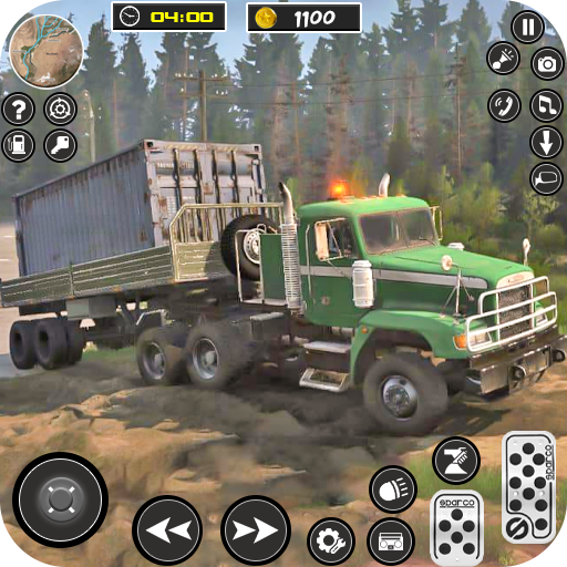 स्नो मड ट्रक ड्राइविंग गेम 3डी