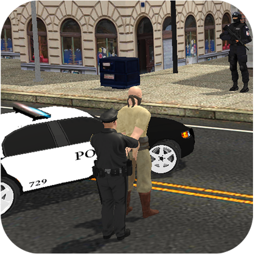 Police Car Chase Crime City Driving Simulator 3D