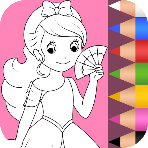 Princesa livro para colorir 3