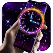 Running Clock Live Wallpaper