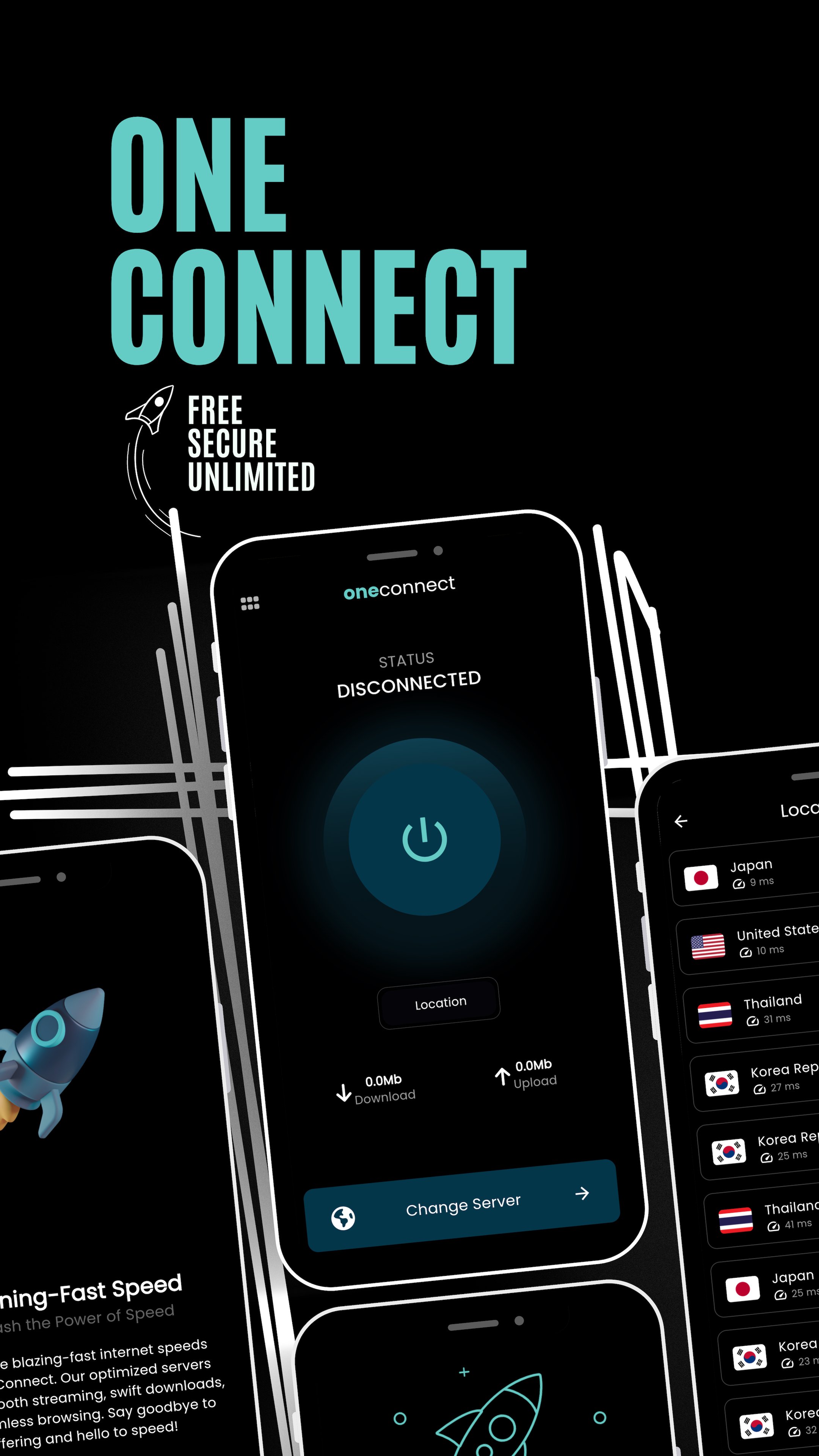 Download One Connect - Secure VPN android on PC