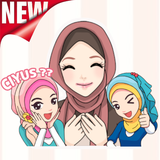 WA StickerApps Love Hijab Stic