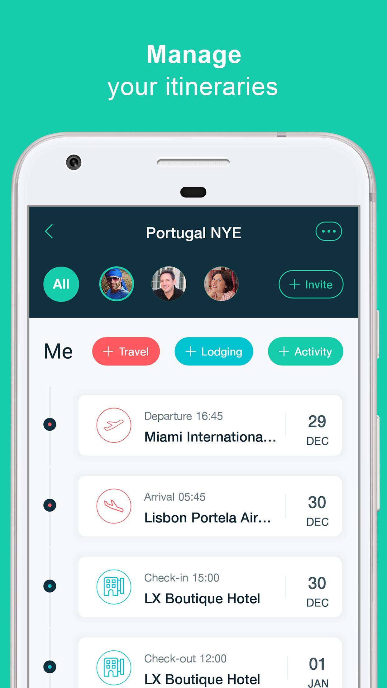 Download Mobili Group Travel Organizer android on PC