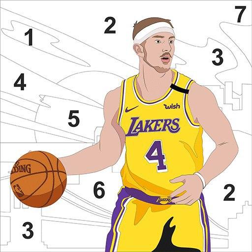 Basketball Color by Numbers