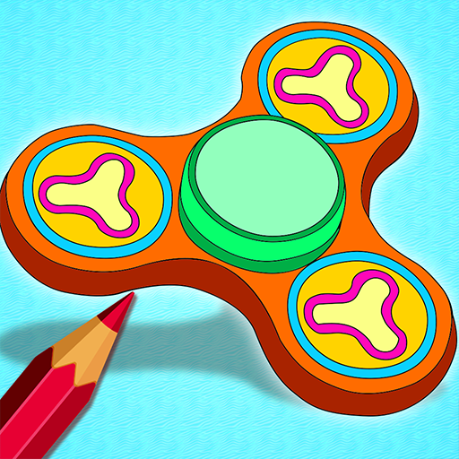 Fidget Spinner Paint by Number