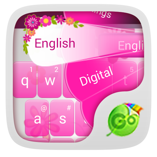 GO Keyboard Spring Flowers