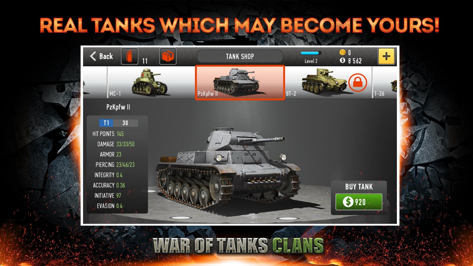 Download War of Tanks: Clans android on PC